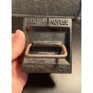 Vintage 60 Amp No Fuse Electrical Connector Pullout 7310122 Siemens